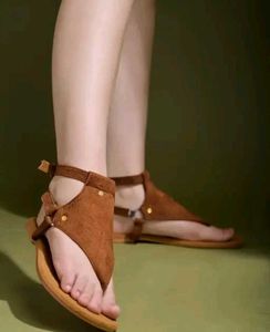 👍🏻Branded Ankle Strap Flat Sandal For Women's 😎
