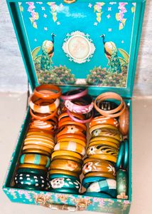 19 Bangles Collection Combo Set With Box