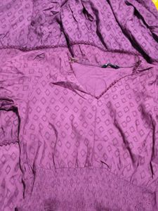 💜Zudio Purple  Maxi Dress💜