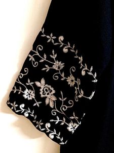 New Black Embroidered Kurti 🔥🌈