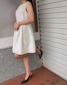 White Sleeveless Dress