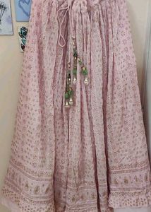 Pink Embroidered Lehenga