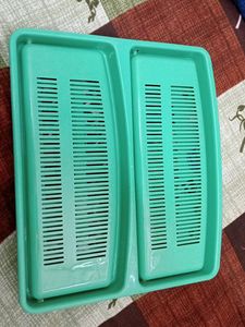 A Plastic Stand For Use Makeup Things