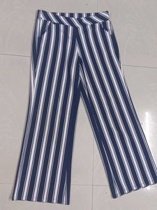 Navy Blue And White Pants