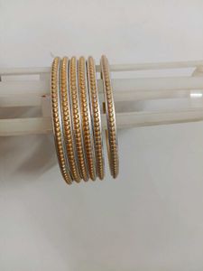 Golden Bangles Set