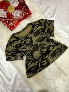 Camouflage Crop Top
