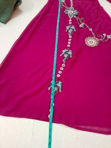 Vine Colour Gown For Women