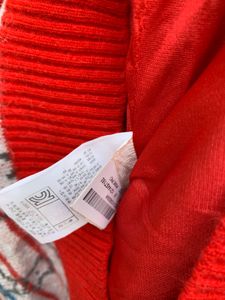 Braned High quality Red Knit Sweater
