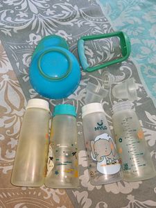 Baby Milk Bottles &amp; Food Masher