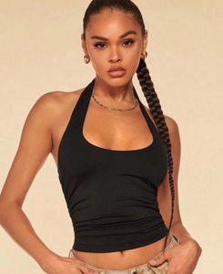 Black Halter Top
