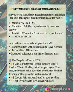 Online Tarot Readings & Affirmations