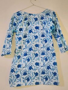 Floral Print Kurta
