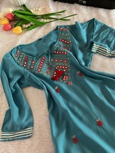Elegant Embroidered Kurta Set