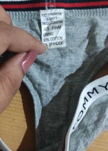Tommy Hilfiger Grey Briefs. Size-M