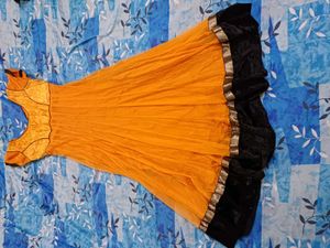 Beautiful Velvet and Net Anarkali Set