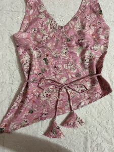 Baby Pink y2k asymmetrical Kurti