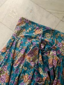 Floral Print Skirt