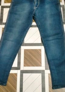 Mens Blue Colour Wrangler Jeans