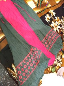 Embroidered Sleeveless Dress with Shrug