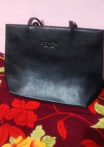New Offer Coach Pure Leather Bag Big Good Conditio
