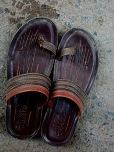 Brown Flip Flops