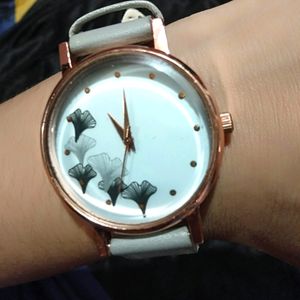 Floral Accent Watch