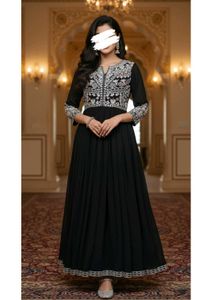 Elegant Embroidered Gown