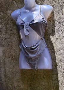 3.10.4 SEXY GREY CUTOUT BODYSUIT