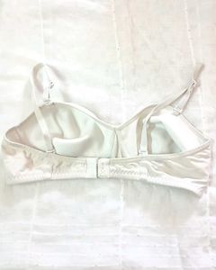 Soft White Cotton Non-Padded Bralette by K Lingeri
