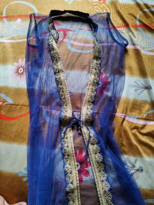 SALE::Blue Embellished Gown