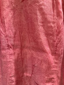 Pink Straight Kurta