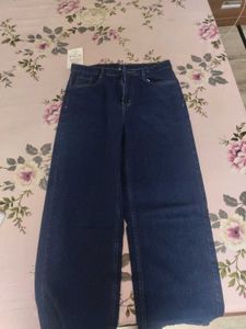 Wide Leg Denim Jeans