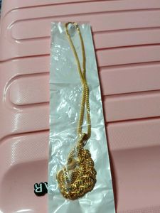 Gold Peacock Pendant