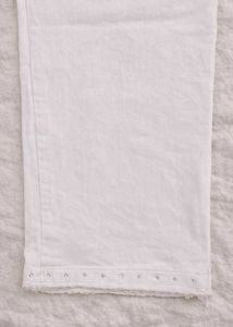 White Denim Straight Leg Jeans