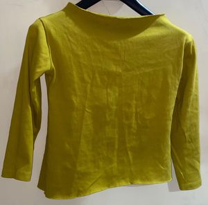 Mustard Stretchable Top