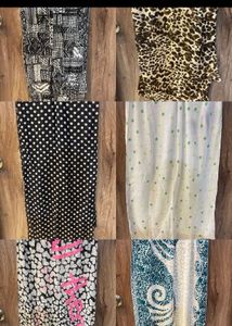 Assorted Pattern Scarves - Bundle of 6