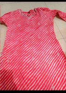 Striped Pink Kurta