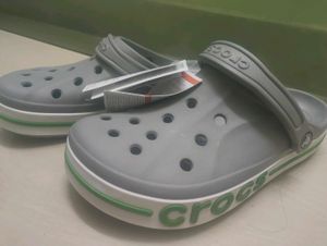 Crocs Gray Flip Flops