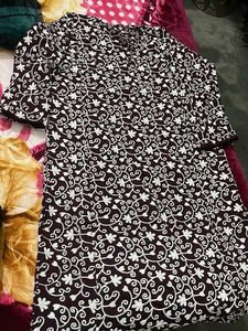 Floral Print Kurta