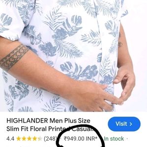 Men&#39;s Printed Shirt