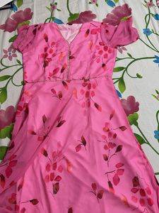 Pink Floral Dress