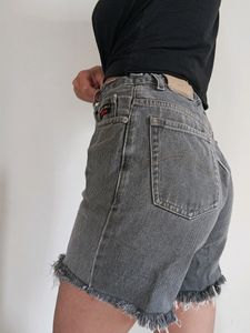 Vintage High Waist Jeans Shorts