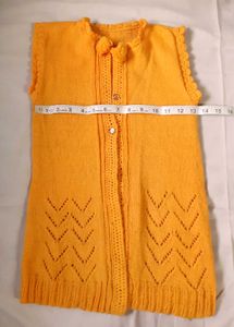 Handmade Knitted Sweater Vest Jacket Cardigans Kid