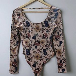 Floral Long Sleeve Bodysuit
