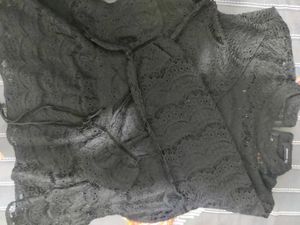 Elegant Black Lace Top
