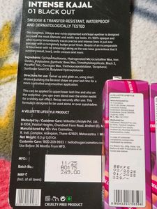 SUGAR Cosmetics One Lipstick &amp; 1 Kohl Bundle