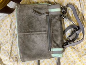 Suede Leather Sling Bag