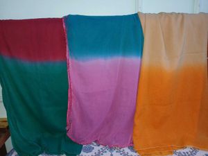 Colorful Ombre Dupattas  - Set of 3