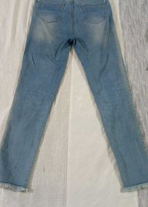 Light Wash Skinny Jeans