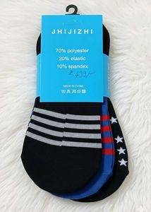 Pack of 3 - American Flag Low Cut Socks